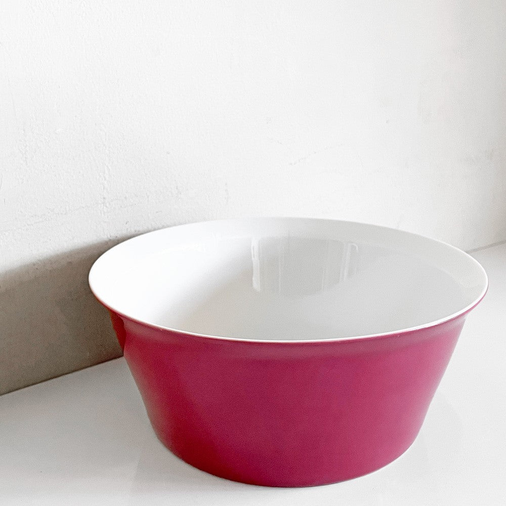 【自由が丘店】ローゼンタール Rosenthal ベルリン BERLIN ボウル ホワイト＆バーガンディレッド 陶器 ドイツ ビンテージ 買取させていただきました。