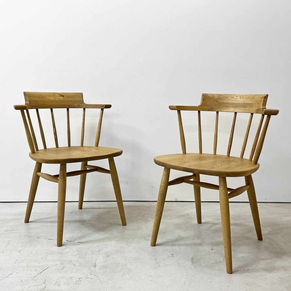 【祖師ヶ谷大蔵店】クラッシュゲート CRASH GATE イージーライフ EASY LIFE リーマ2 LIEMA2 ダイニングチェア ウインザーチェア オーク無垢材 固定式 関家具 展示品 買取させていただきました。