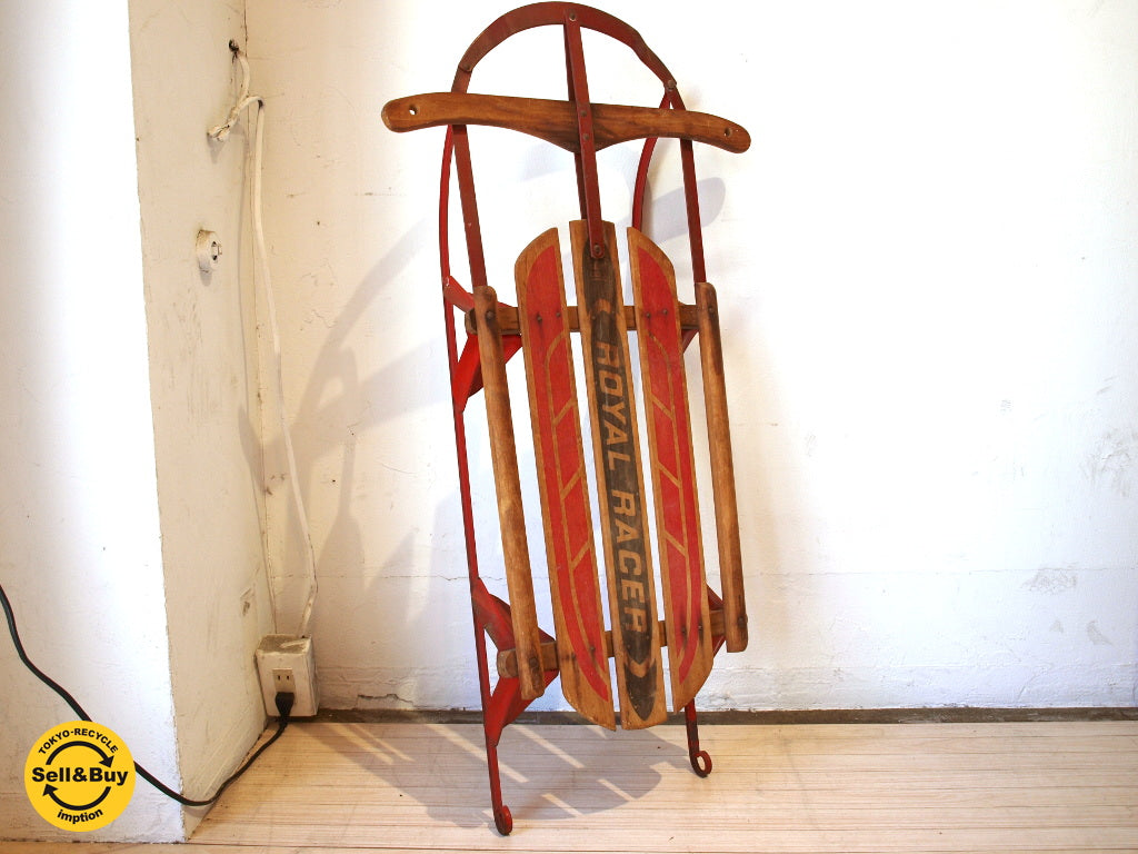 ロイヤルレーサー RoyalRacer ビンテージ Vintage スノースレッド ソリ そり アイアン製 インテリア ★　中古品 買い取りしました。下北沢店 出張買取もお任せ下さい。