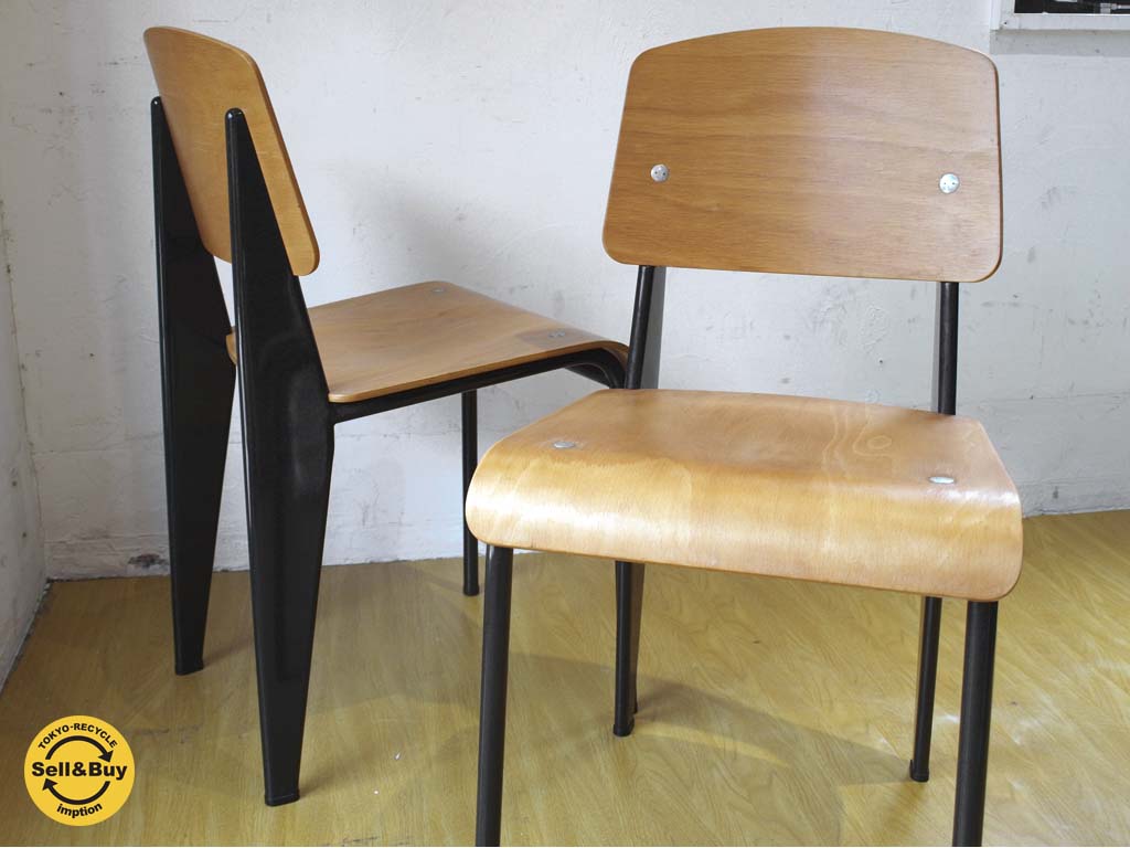 ヴィトラ Vitra スタンダードチェア Standard chair ビーチ材 ジャン・プルーヴェ ～ シンプルだからこそ求められる名作【 買取と販売とレンタルのお店 】