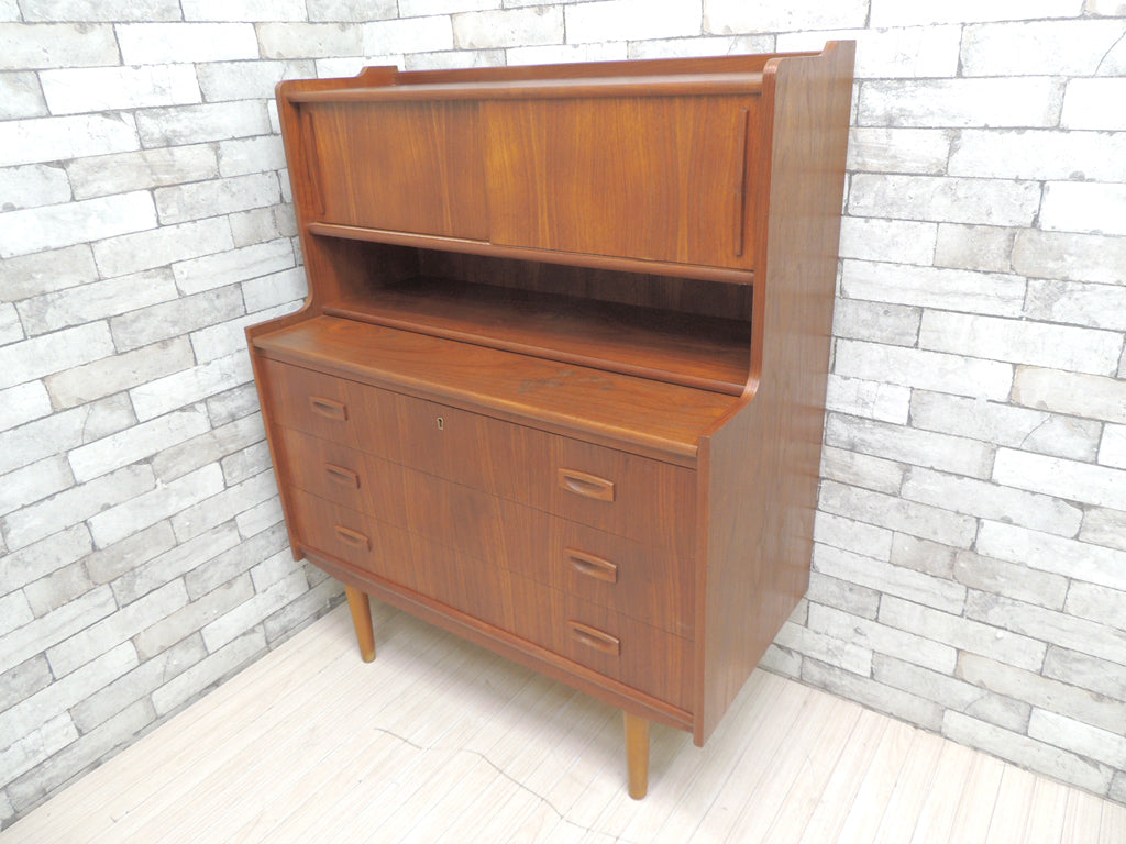 Fixotra Mobler チーク材 ライティングビューロー デスク チェスト Danish Vintage デンマーク ビンテージ 中古品 買い取りしました。