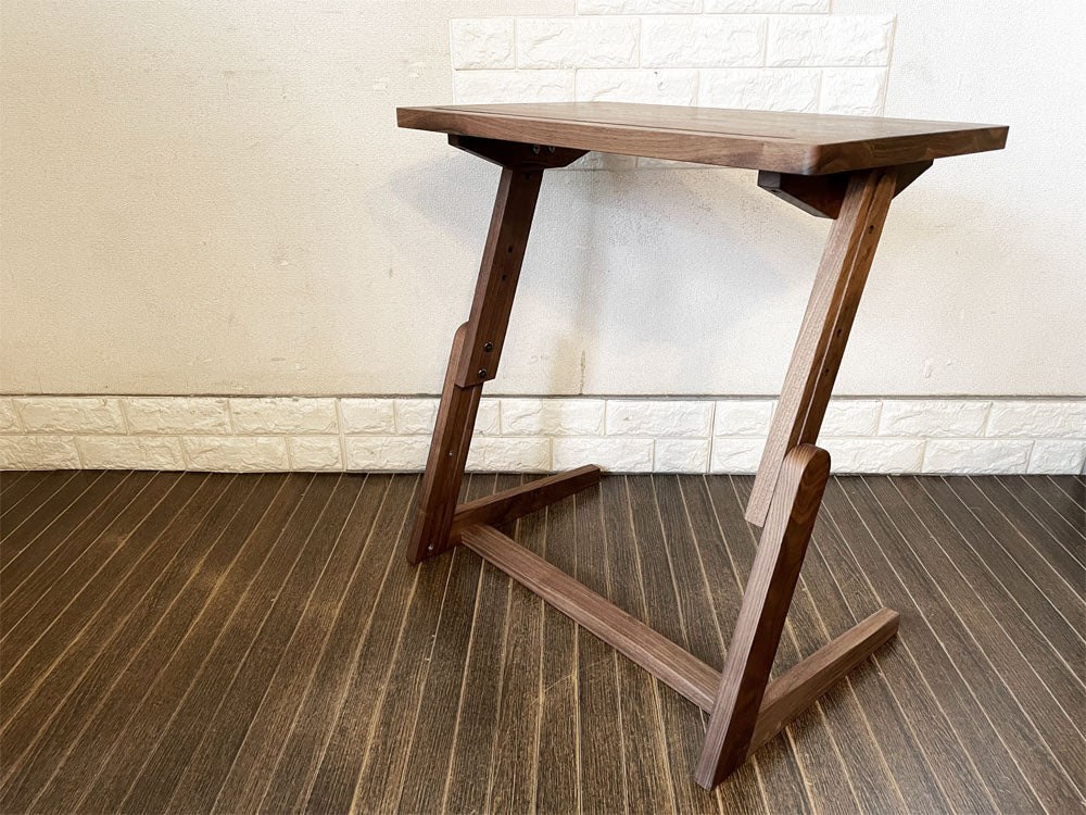 レグナテック LEGNATEC イーズ Ease デスク ウォールナット無垢材 W65cm 3段階昇降 定価￥60,500-  中古品  買い取りしました。