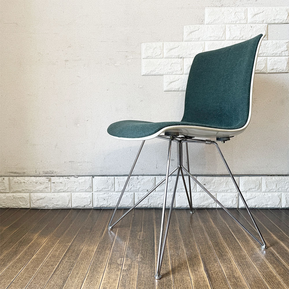 【経堂店】コトブキ KOTOBUKI サイドチェア FRP製 ホワイトシェル ファブリック グリーン エッフェルベース 柳宗理 ビンテージ ジャパニーズミッドセンチュリー 買取させていただきました。