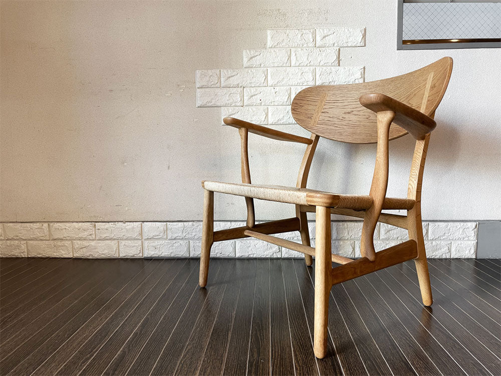 カールハンセン&サン Carl Hansen & Son CH22 ラウンジチェア アームチェア オーク材 オイル仕上げ ハンス・J・ウェグナー 北欧家具 中古品  買い取りしました。