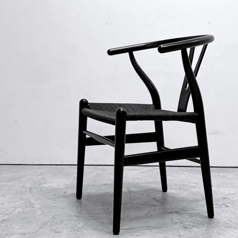 【祖師ヶ谷大蔵店】カールハンセン＆サン Carl Hansen & Son CH24 Yチェア ブラックラッカー×ブラックペーパーコード ビーチ材 ハンス・J・ウェグナー デンマーク 北欧家具 日本仕様サイズ 買取させていただきました。