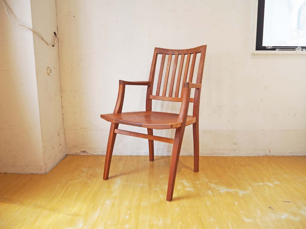 ウッドユウライクカンパニー wood you like company ターコ アームチェア ソリッド チェリー材 神山公一 中古品 買い取りしました。