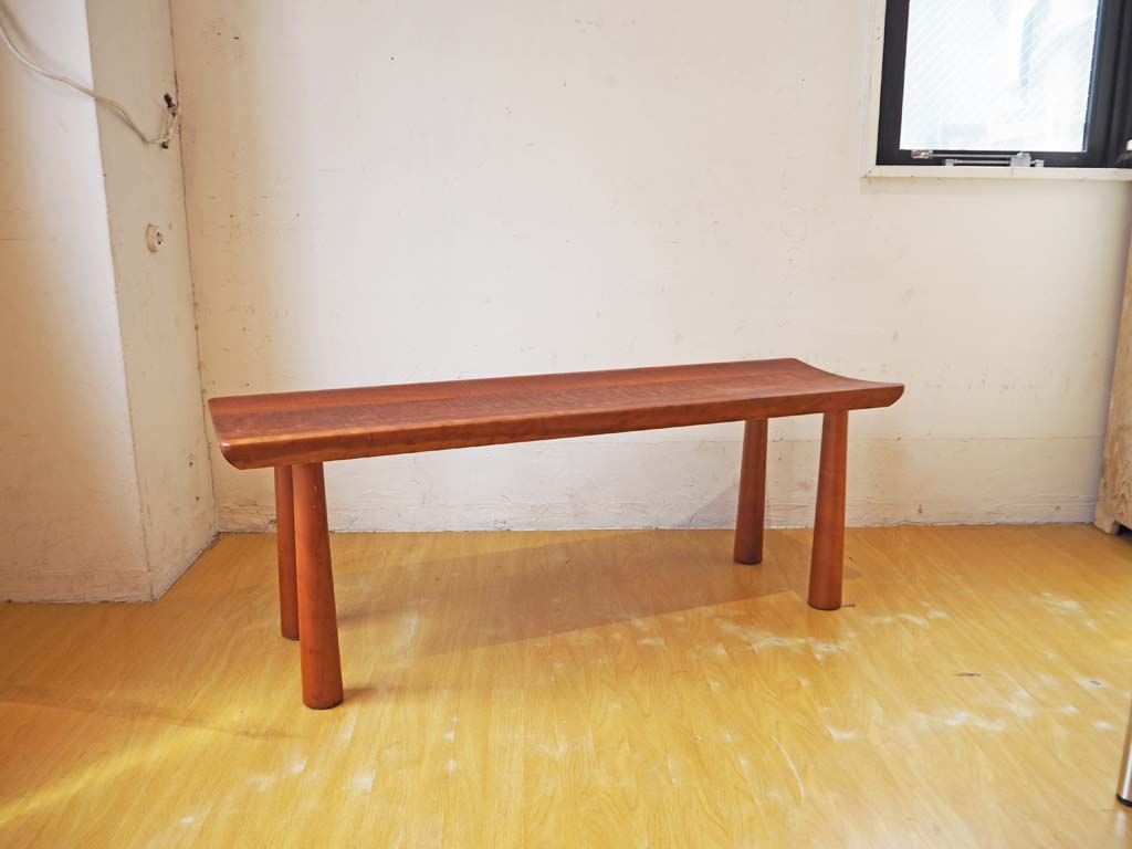 ウッドユウライクカンパニー wood you like company 月見ベンチ TSUKIMI BENCH チェリー材 神山公一 中古品 買い取りしました。