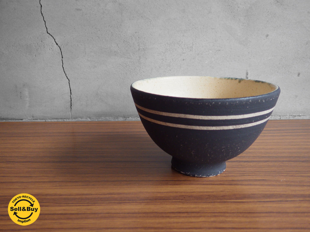 岩田圭介 ストライプボウル 茶碗 現代作家 中古品 買い取りしました。