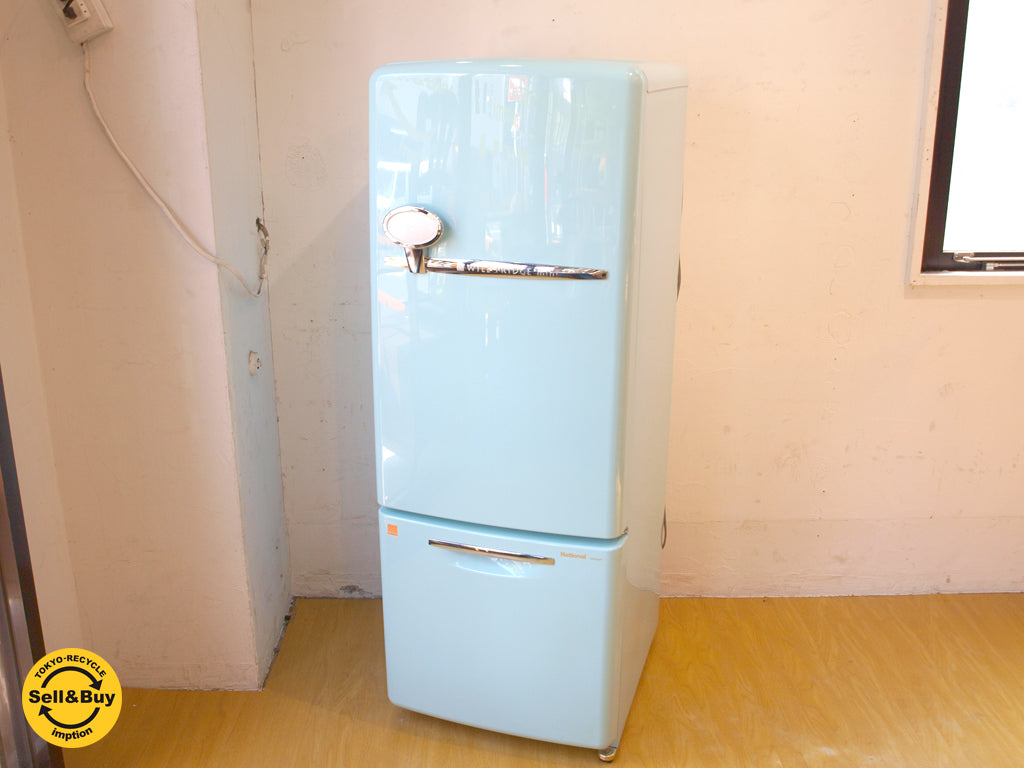 ナショナル National ウィル WiLL Fridge mini 冷蔵庫 162L ターコイズ カラー 2004年製 中古品 買い取りしました。