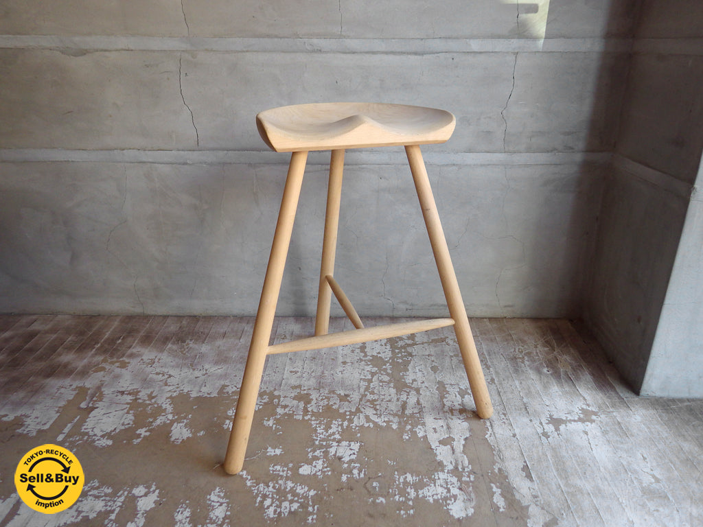 ワーナー Werner シューメーカーチェア Shoemaker Chair No.69 スツール ブナ材 デンマーク 中古品 買い取りしました。