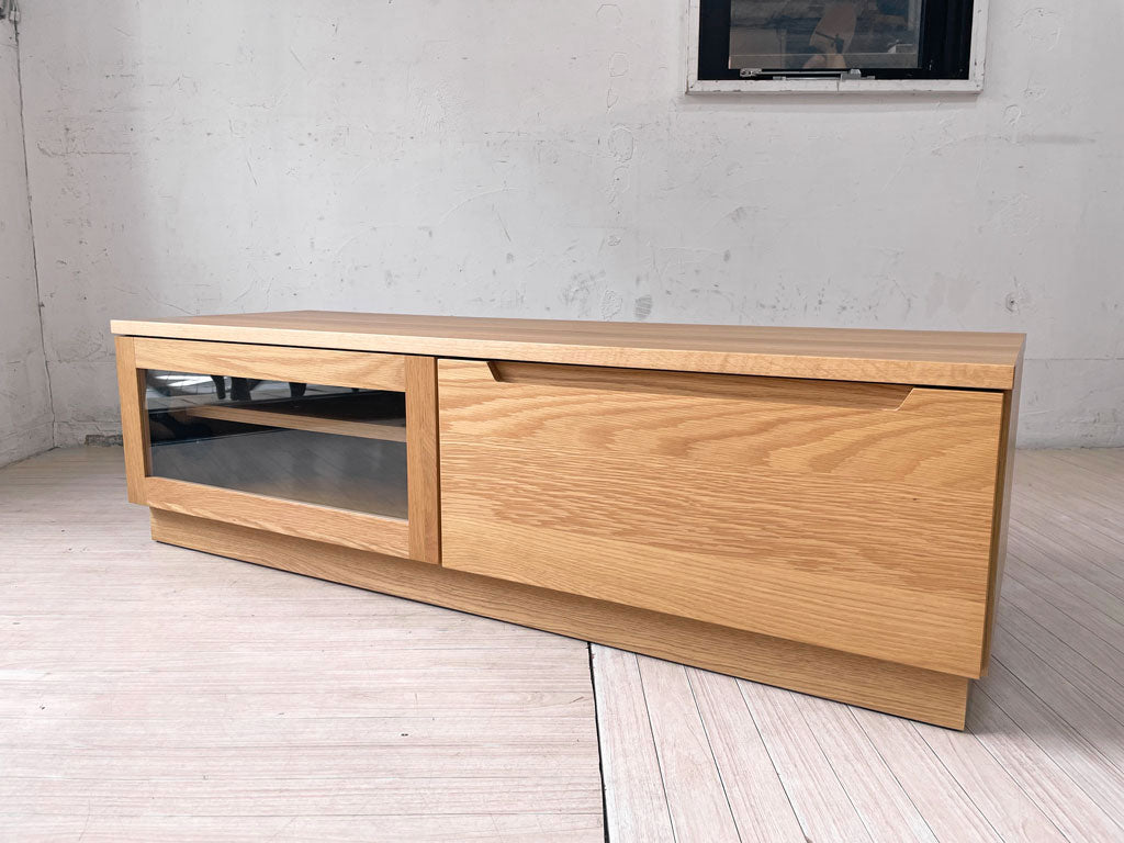 ウニコ unico ロム LOM テレビボード AVボード ローボード オーク材 幅120cm 北欧スタイル 廃番 買い取りしました。