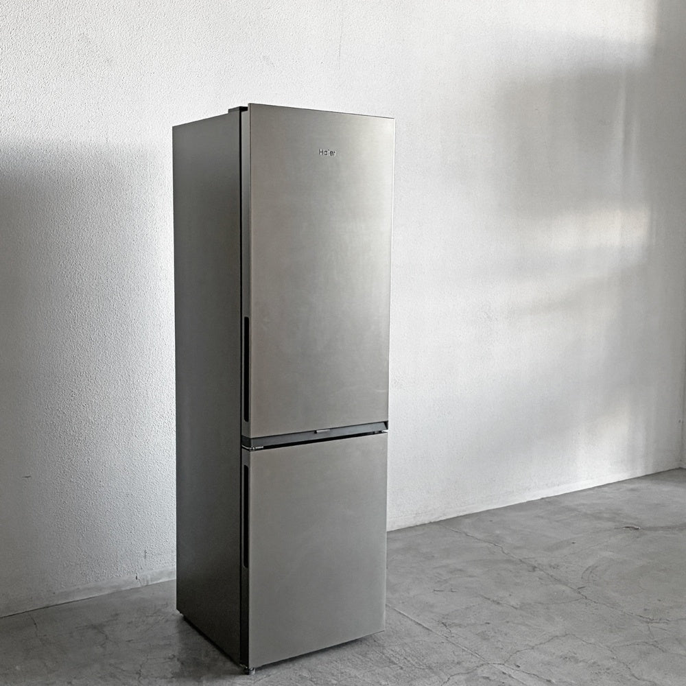 【登戸BASE店】ハイアール Haier 2ドア 冷凍冷蔵庫 JR-M28AL シルバー系 スリムボディ 薄型  2026年製 買取させていただきました。