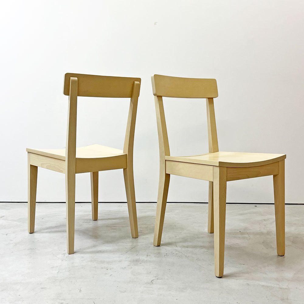 【祖師ヶ谷大蔵店】カリガリス Calligaris ラ ロカンダ LA LOCANDA ウッドチェア ダイニングチェア ビーチ無垢材 ナチュラル イタリアモダン ２脚 買取させていただきました。