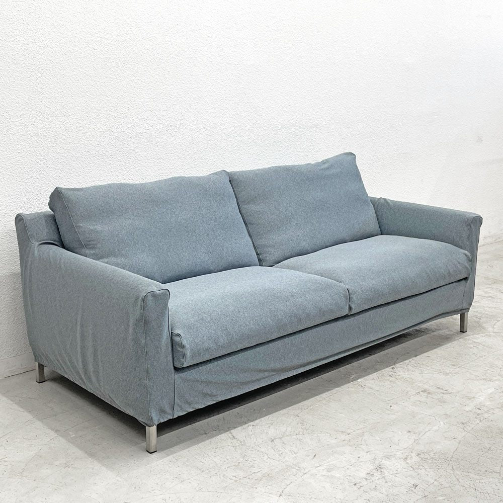 アイラーセン eilersen ストリームライン STREAMLINE 2シーターソファ W180cm フェザークッション フルカバーリング デンマーク ～ 追求し続けた快適性～