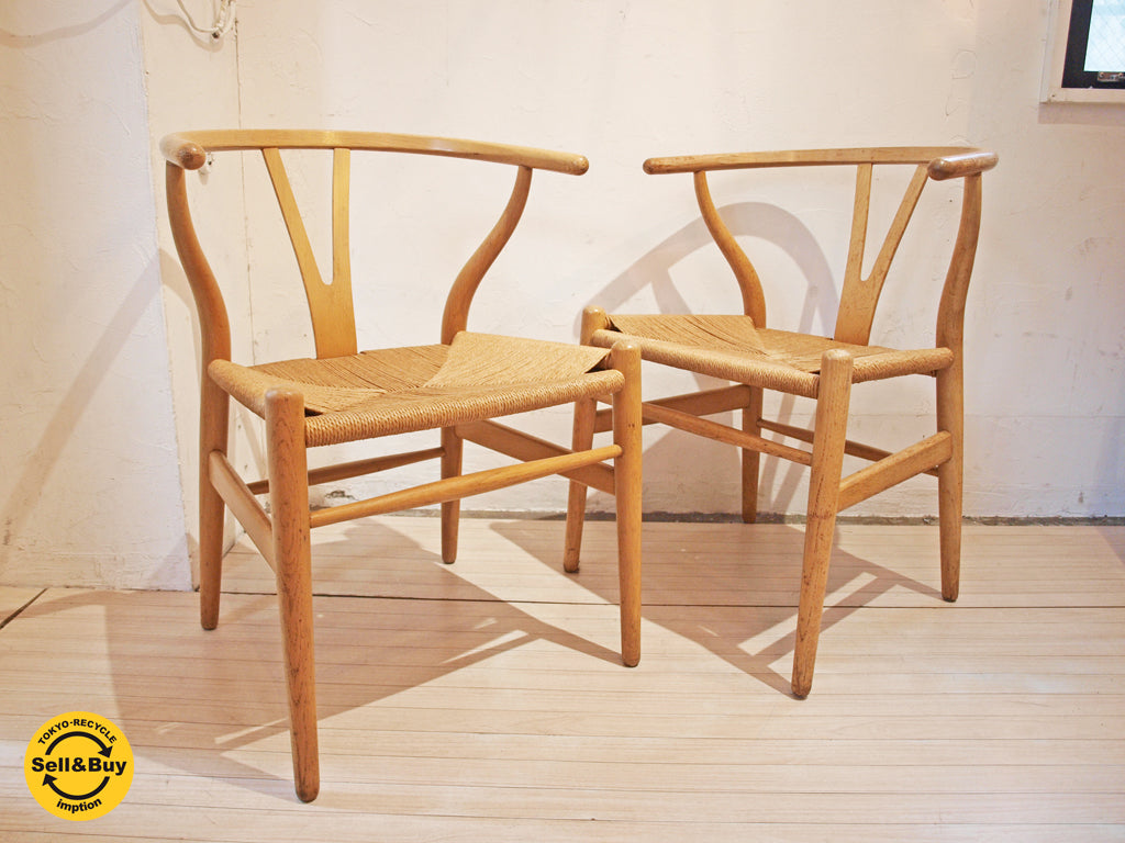 カール ハンセン ＆ サン Carl Hansen & Son Yチェア CH24 ハンス・J・ウェグナー ビーチ材 ウレタン塗装 日本仕様の座面高 中古品 買い取りしました。下北沢店 出張買取もお任せ下さい。