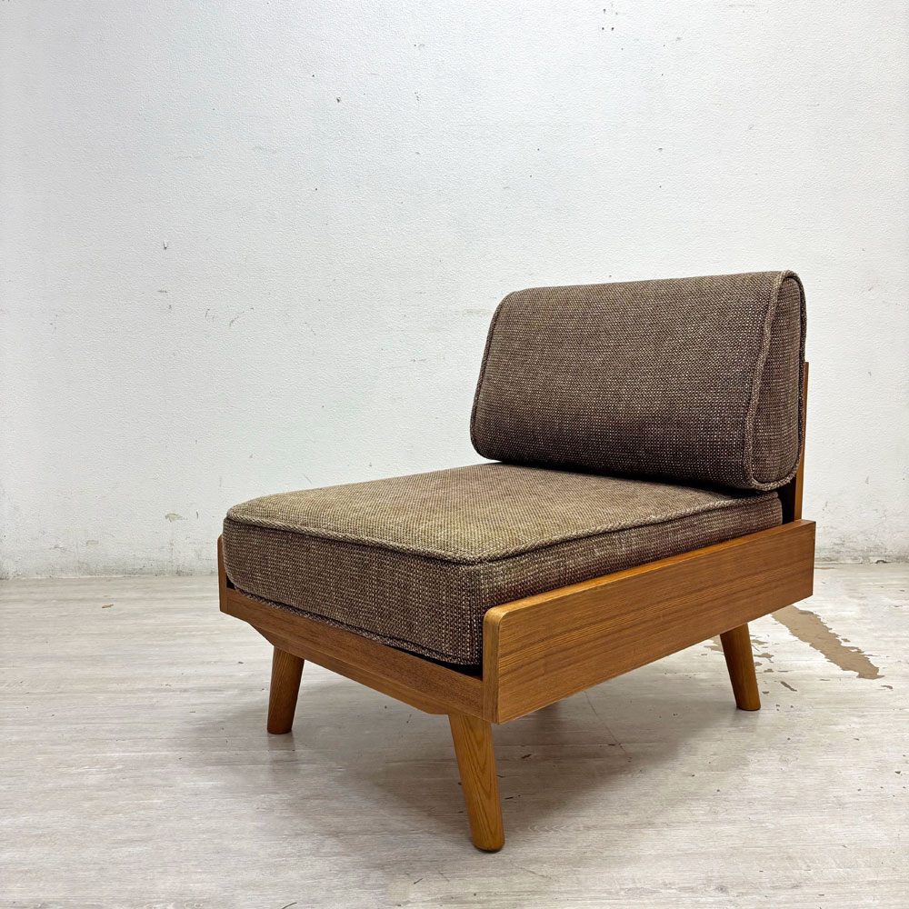 祖師ヶ谷大蔵店】ウニコ unico アルベロ ALBERO カバーリングソファ 1人掛け ウォールナットカラーフレーム ファブリック 北欧ビンテージスタイル 買取させていただきました。