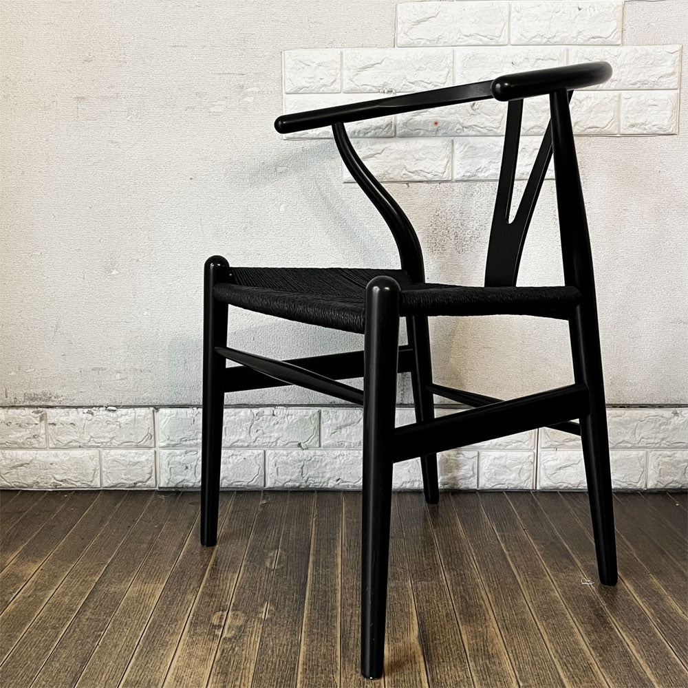 【経堂店】カールハンセン＆サン Carl Hansen & Son CH24 Yチェア ブラックラッカー×ブラックペーパーコード ビーチ材 ハンス・J・ウェグナー デンマーク 北欧家具 買取させていただきました。