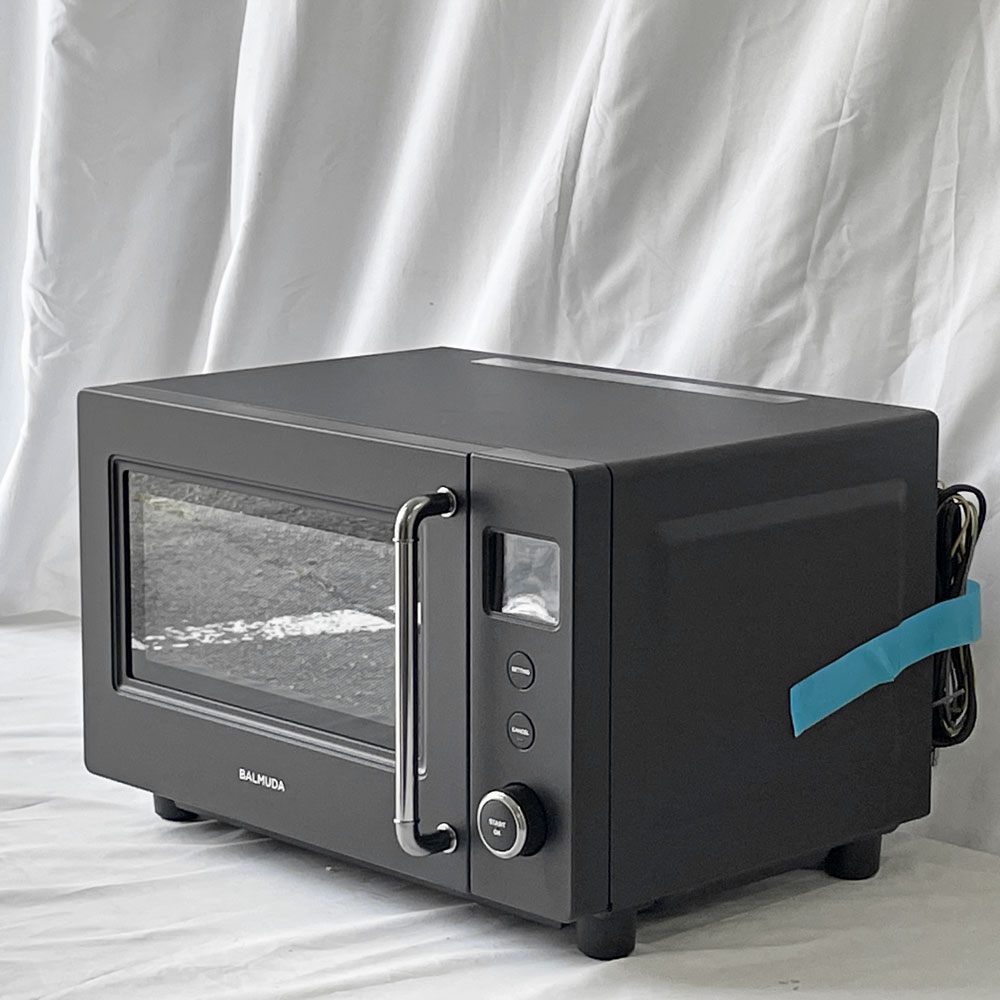 【用賀店】バルミューダ BALMUDA ザ・レンジ The Range S 電子レンジ 900W KRN01JP ブラック H29.5㎝ 取扱説明書＆箱付き 未使用品 買取させていただきました。