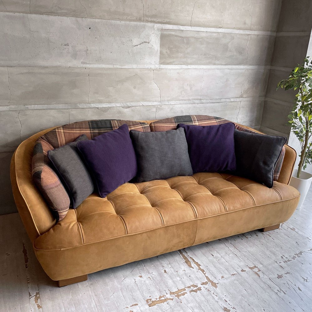 【学芸大学店】クラッシュゲート CRASH GATE タブレザーワークス tabu Leather Works オピアム 3P ソファ OPIUM SOFA キャメル オイルレザー 買取させていただきました。