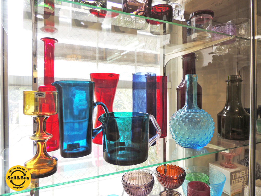 イッタラ iittala / ヌータヤルヴィ Nuutajarvi  ビンテージ ガラスウェア 中古品 買い取りしました。