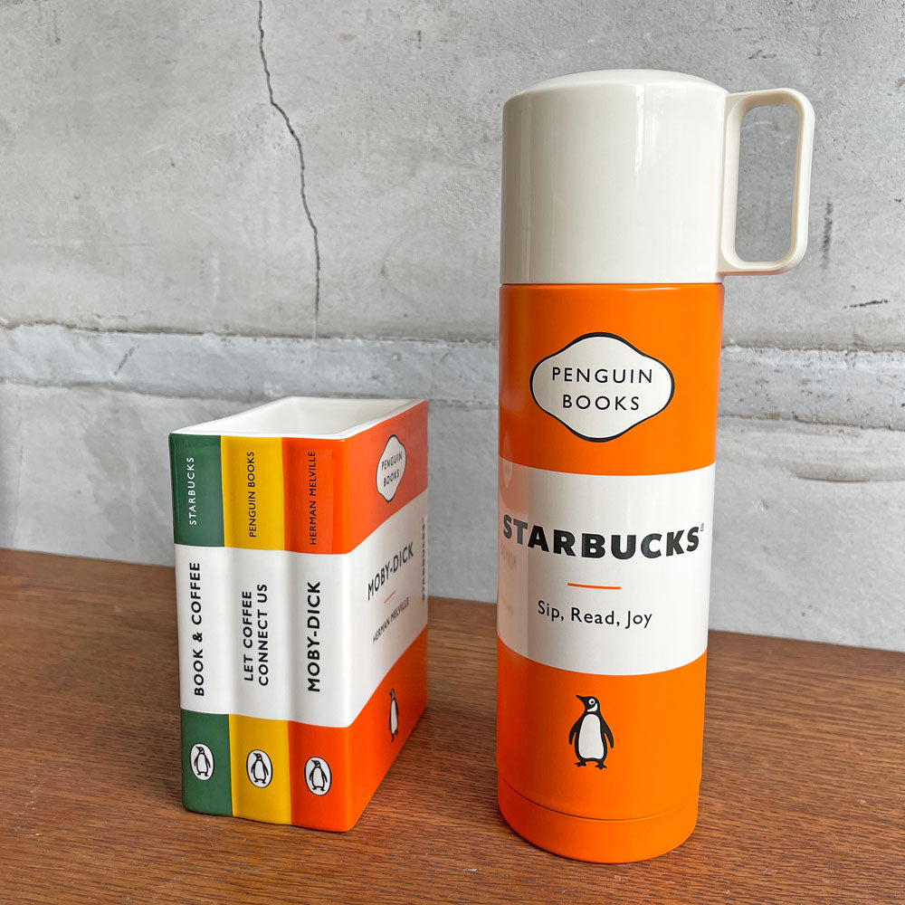 【学芸大学店】スターバックス Starbucks × ペンギンブックス Penguin Books FEJ魔法瓶 500ml サーモス製 & セラミック オーガナイザー 韓国限定 買取させていただきました。