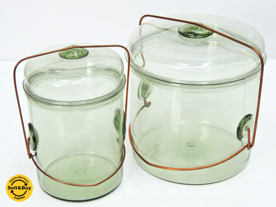 ピーターアイビー Peter Ivy 保存瓶 Okome jar Sサイズ ＆ Coffee jar ガラス 作家 器 流動研究所  中古品 買い取りしました。