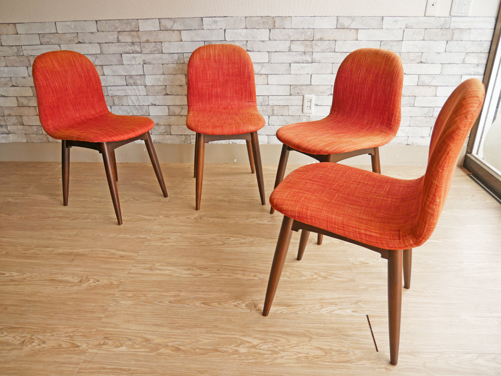 イデー IDEE コショネ COCHONNET CHAIR ダイニングチェア オレンジ 北欧スタイル × 4脚   中古品  買い取りしました。