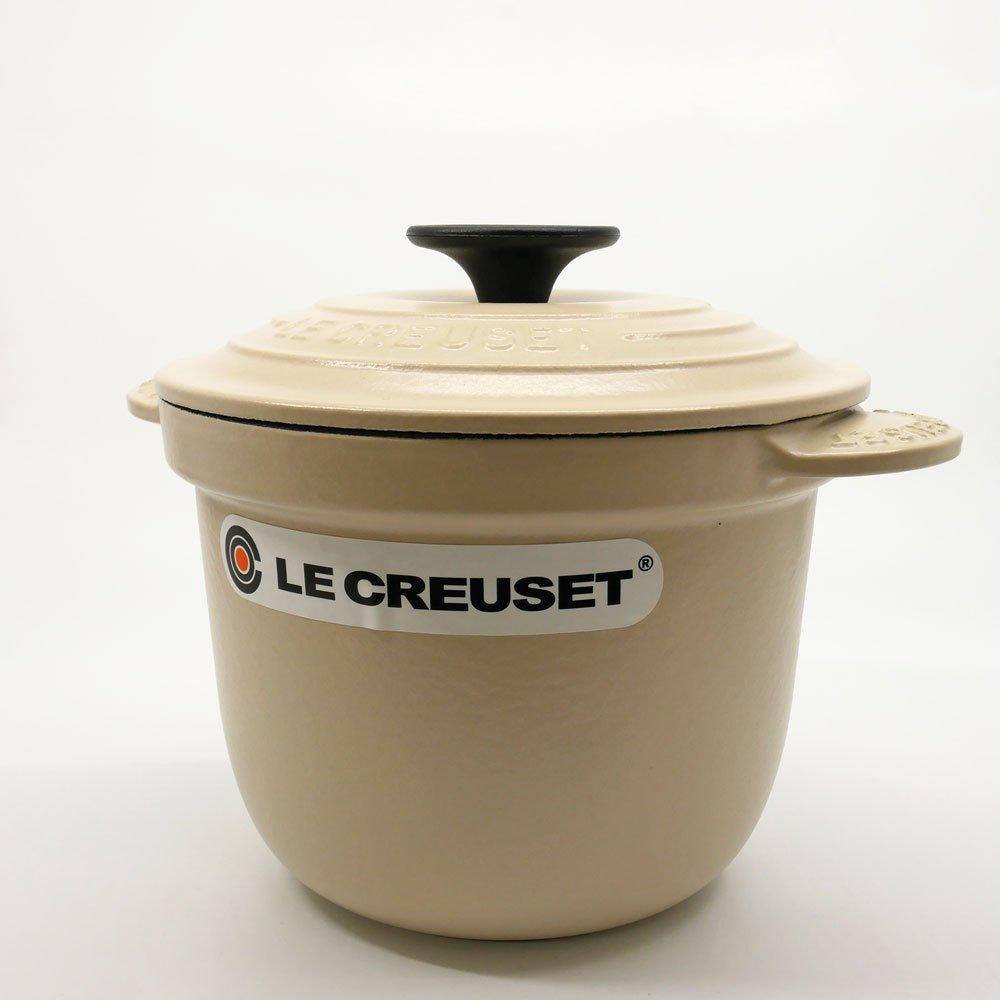 【祖師ヶ谷大蔵店】ルクルーゼ Le Creuset ココット エブリィ 18cm ブリオッシュ 限定色 鋳物 鍋 ガス・IH・オーブン対応 18専用 インナーリッドセット 買取させていただきました。