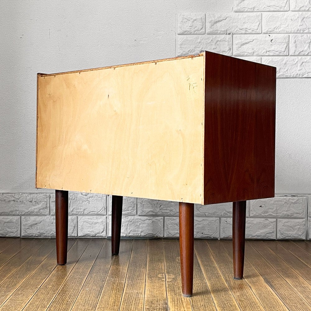 デンマークビンテージ Danish Vintage チーク材 スモール 3段 ドロワー チェスト サイドチェスト チーク材 北欧家具 ◎