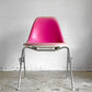 ハーマンミラー Herman Miller 3ndビンテージ サイドシェルチェア FRP製 PVCレザー スタッキングベース イームズ ミッドセンチュリー C ■