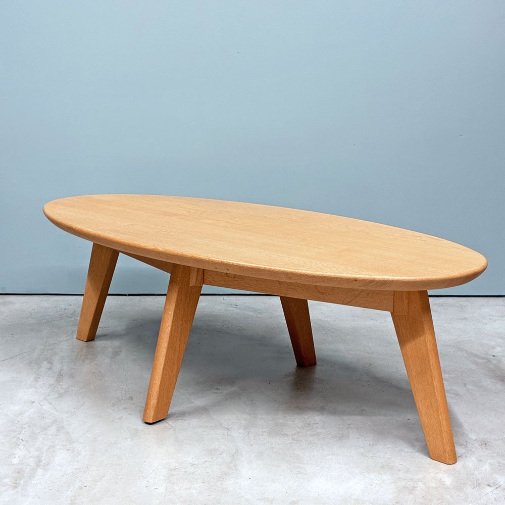 柏木工 KASHIWA 飛騨家具 ソフィー Sophie ローテーブル コーヒーテーブル リビング オーバル オーク無垢材 ナチュラル ◎