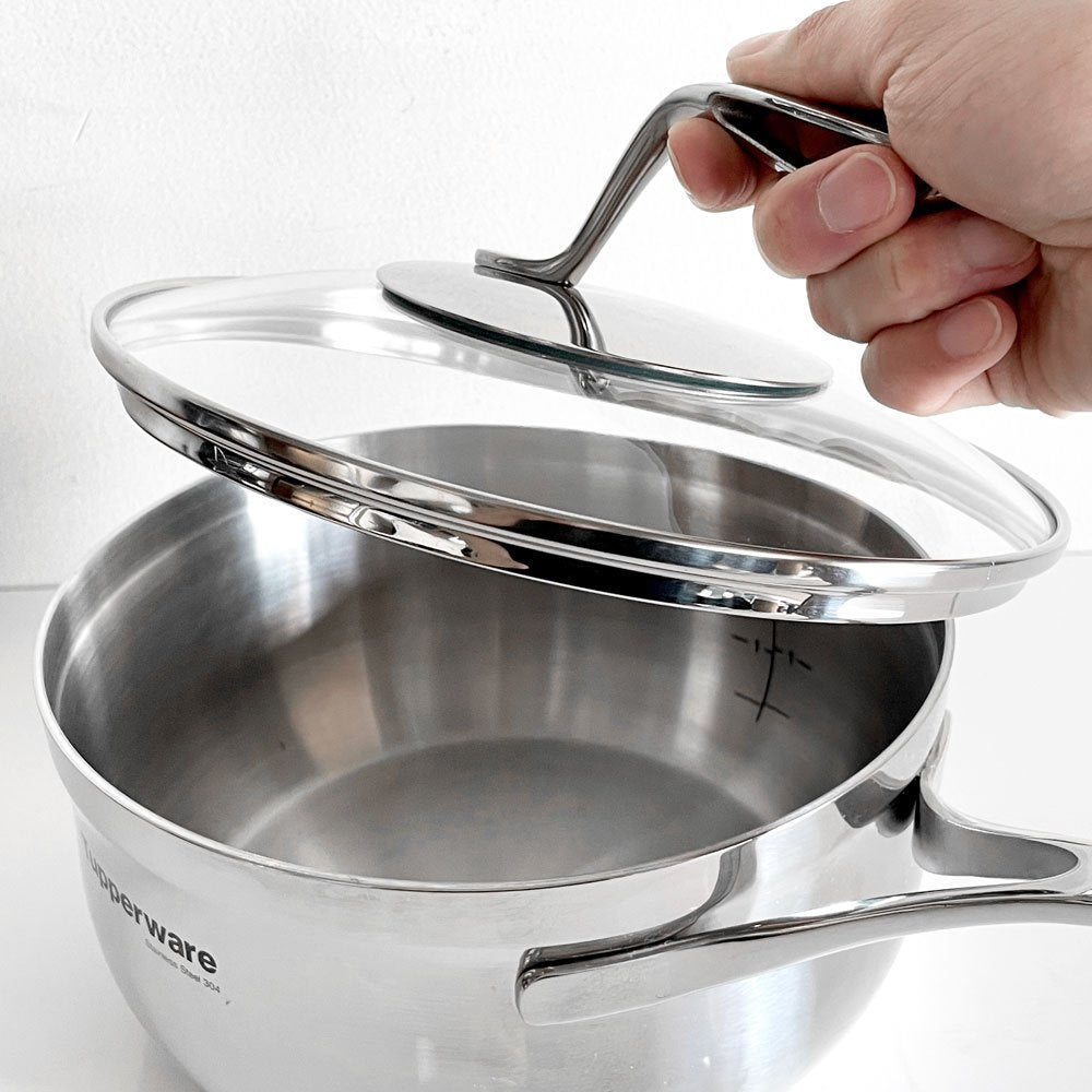 タッパーウェア Tupperware マストロクックウェア 片手鍋 20cm ステンレス × アルミニウム アメリカ ■