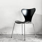 フリッツハンセン Fritz Hansen セブンチェア ブラックラッカー アルネ・ヤコブセン スタッキングチェア デンマーク 1997年製 A ■