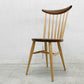 高山ウッドワークス ウィンザーキッチンチェア windsor kitchen chair W554 オーク×ウォールナット ウレタン塗装 未使用保管品 C 〓