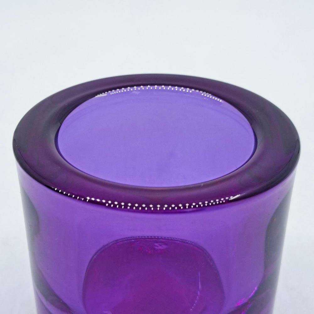 イッタラ iittala マリメッコ marimekko キビ kivi キャンドルホルダー アメジスト 60mm フィンランド 北欧雑貨 廃番カラー ●