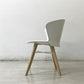 カリガリス Calligaris バイア Bahia CS/1814 ダイニングチェア ポリプロピレン ウッドレッグ ナチュラル × マットオプティックホワイト ドンドリ・エ・ポッチ イタリア モダンデザイン 脚カット ●
