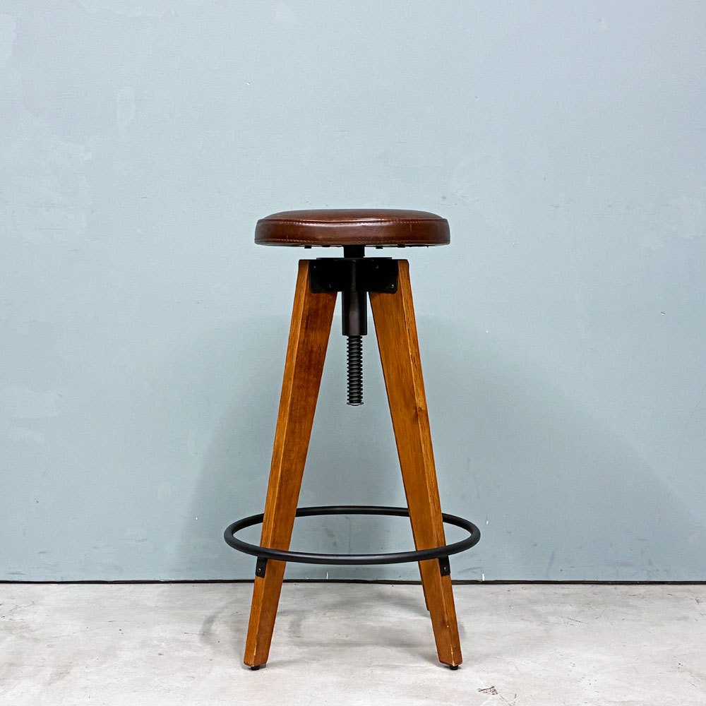 ジャーナルスタンダード ファニチャー journal standard furniture シノン CHINON ハイスツール カウンターチェア 座面回転昇降 インダストリアル 廃番 ◎