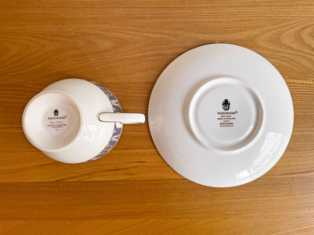 ウェッジウッド WEDGWOOD ベレスフォード  Beresford リーシェイプ カップ＆ソーサーセット C&S ♪