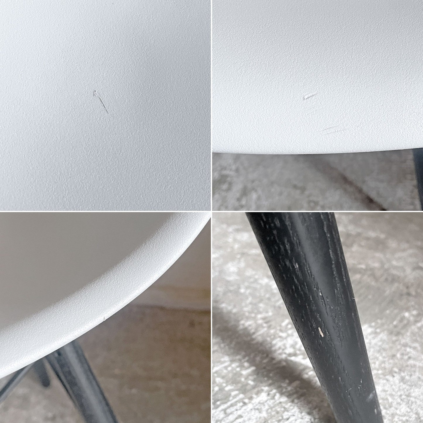 ハーマンミラー HermanMiller サイドシェルチェア ドゥエルレッグ ブラック×エボニー ポリプロピレン製 イームズ ミッドセンチュリー ■