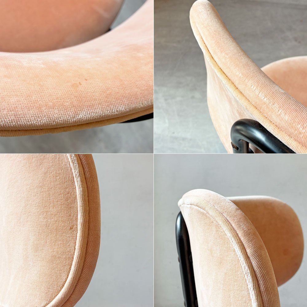 グビ GUBI ココチェア COCO Dining Cair ダイニングチェア ベルベット ピンク系 OEO Studio デンマーク モダンデザイン A ★