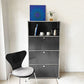 ユーエスエムハラー USM Haller モジュラーファニチャー Modular Furniture キャビネット シェルフ 1列4段 旧型 スイス ★