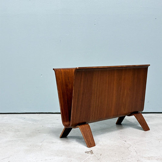 サイトーウッド SAITO WOOD ウォールナット プライウッド マガジンラック ミッドセンチュリーデザイン ◎