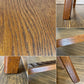 パシフィックファニチャーサービス P.F.S. ローテーブル DH TEA TABLE WITH SHELF Lサイズ W120cm ナラ材 ダークブラウン マガジンラック付 ◎