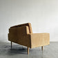 モモナチュラル MOMO Natural パトル PATORU SOFA W CUSHION 2人掛けソファ カバーリングファブリック イエロー系 オーク材脚 W155cm 定価￥117,000-以上 〓