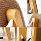 イデー IDEE アラダン チェア ALADIN Chair ダイニングチェア ブラウン ファブリック メープル材 植木莞爾 廃番 ◇