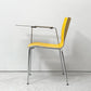 エンゲルブレヒト Engelbrechts チャリック CHAIRIK 101 スタッキングチェア 174 専用テーブル付き イエロー×ホワイト バーチ材 エリック・マグヌッセン 北欧家具 ●