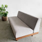 マスターウォール MASTERWAL チルソファ CHILL SOFA 2Pソファ アームレス ファブリック ウォールナット無垢材 展示品 定価￥220,000- 〓