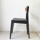 ネイサンファニチャー NATHAN Furniture チークプライウッド ブラックフレーム ダイニングチェア UKビンテージ 北欧スタイル B ★
