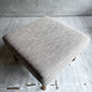 モモナチュラル Momo Natural デイオットマン DAY OTTOMAN Sサイズ オーク材 ファブリック ベージュ系 カバーリング 参考定価￥31,000～ ♪