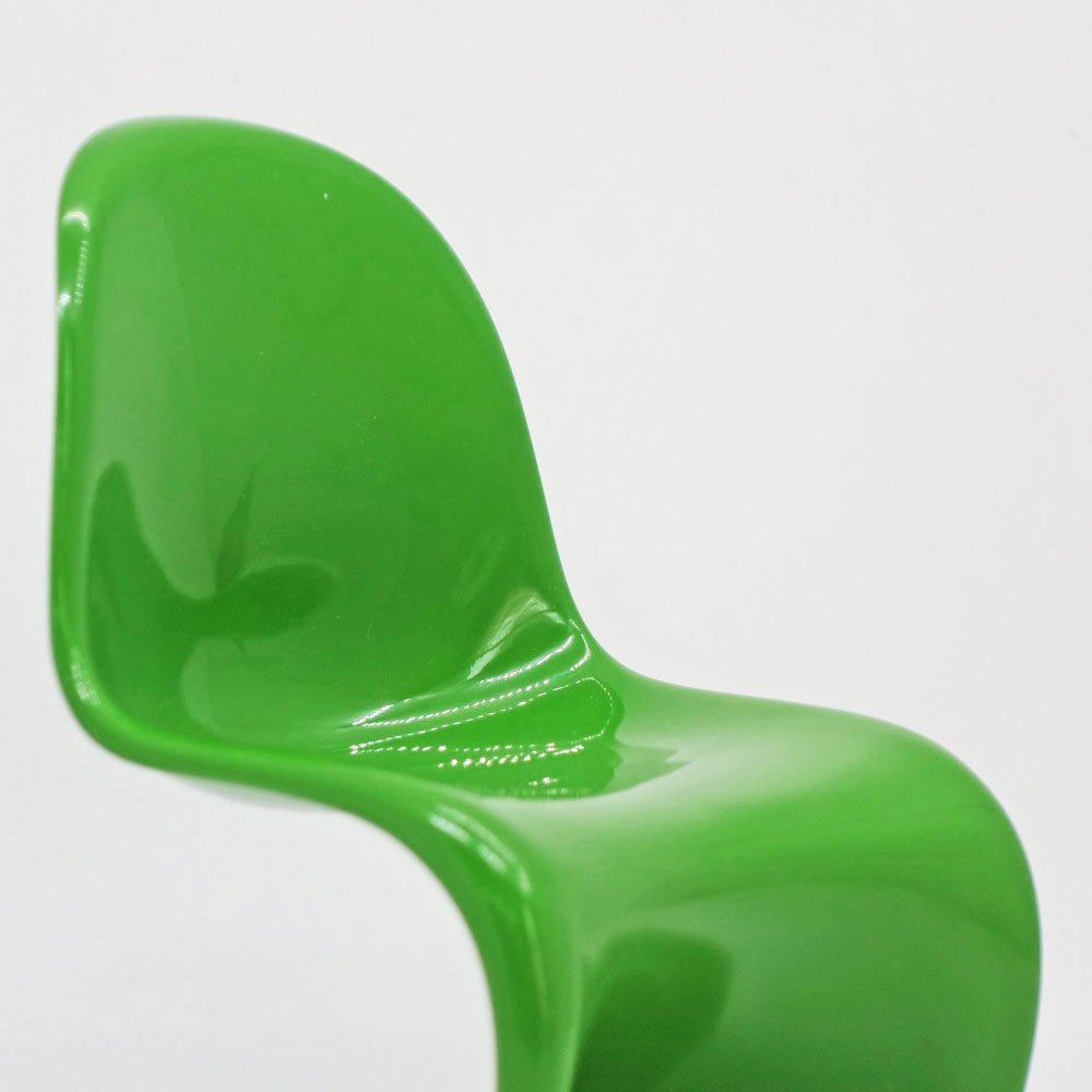 ヴィトラ デザインミュージアム Vitra Design Museum ミニチュアコレクション パントンチェア 1/6スケール 限定カラー グリーン ●